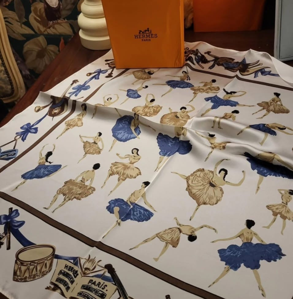 Foulard Hermès 90x90 – Ballerina