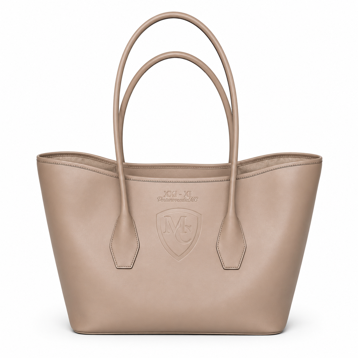 2111.MC GRACE. Tote bag in vera pelle fatta a mano in Italia