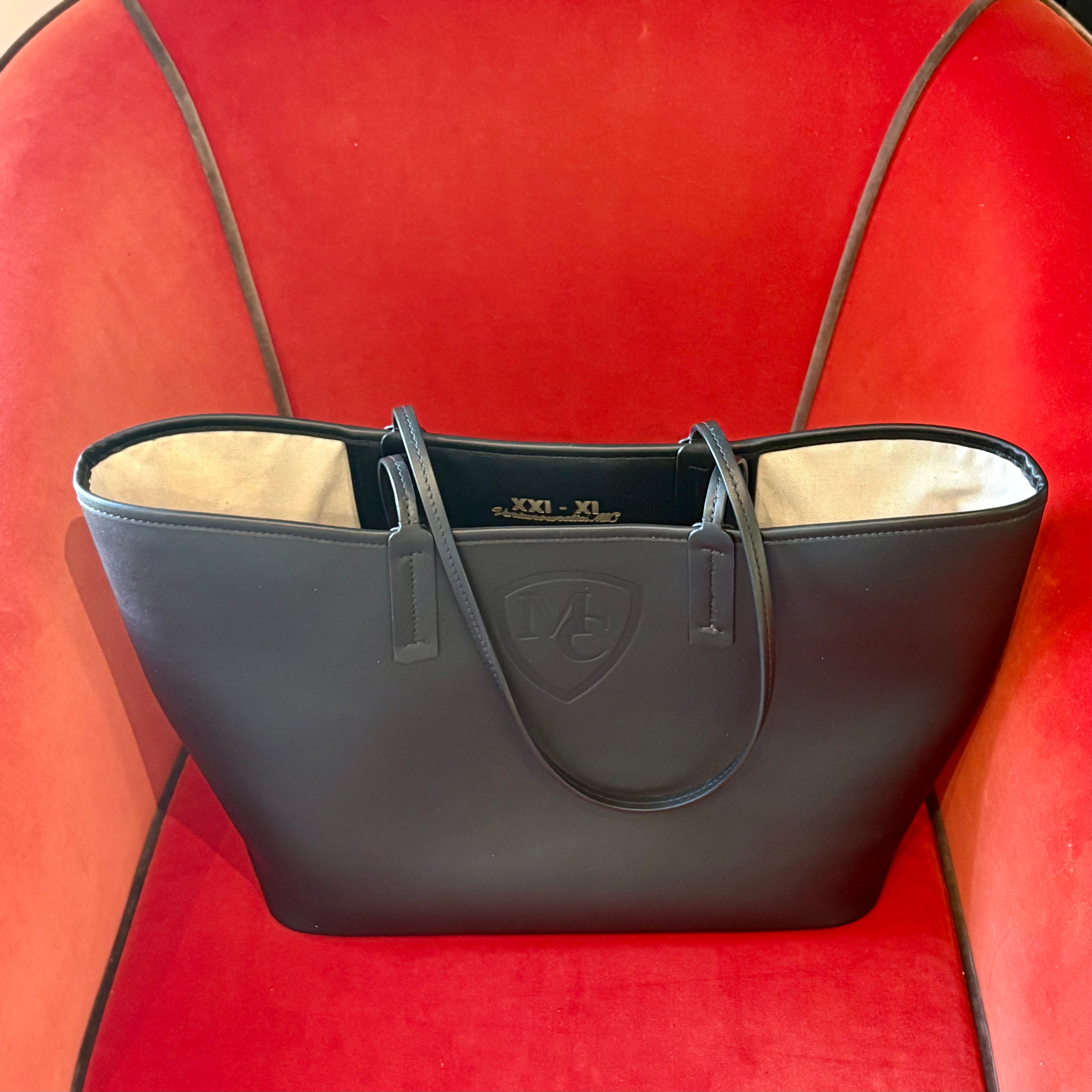 Borsa Shopping in vera pelle fatta a mano in Italia - VentunoundiciMC